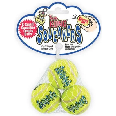  -Cost-effective pet toy recommendationsSmall Air Kong 3 Pack Squeaker Tennis Balls