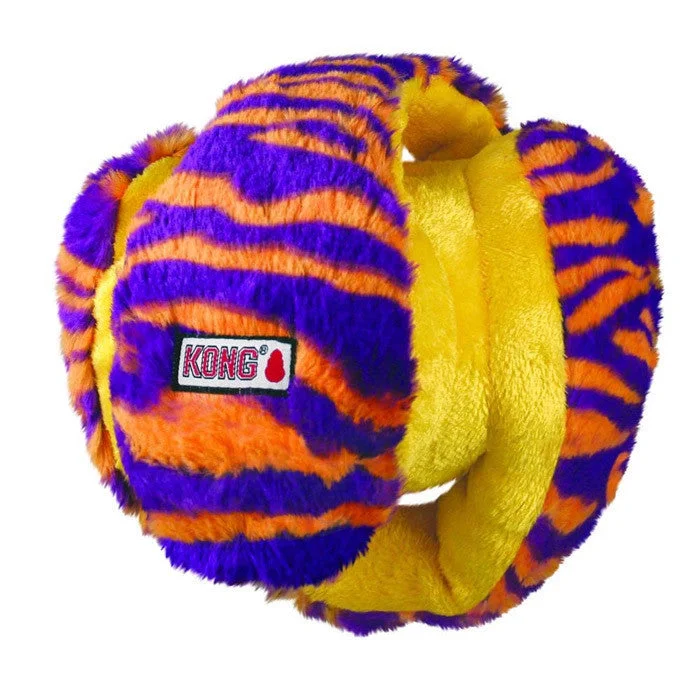 Pet toysPurple And Orange Medium Kong Funzler Dog Toy