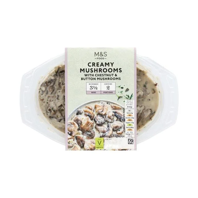 - Summer pet ice matM&S Creamy Mushrooms   300g