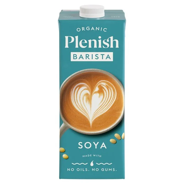 ---Plenish Organic Soya Barista Milk Long Life   1L