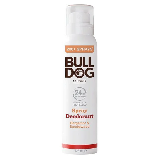 - Car dog seat beltBulldog Bergamot & Sandalwood Naturally Propelled Spray Deodorant