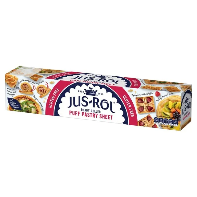 - Air box TSA certified check-inJus-Rol Gluten Free Ready Rolled Puff Pastry Sheet   280g