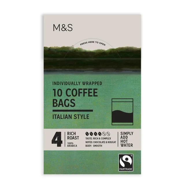 - Cat stress soothing sprayM&S 10 Italian Style Coffee Bags   75g