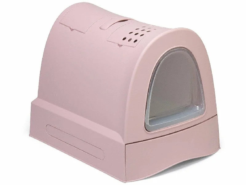 preventing the nails from growing too long and causing discomfort or damage to the pet.Zuma Light Pink Litter Box