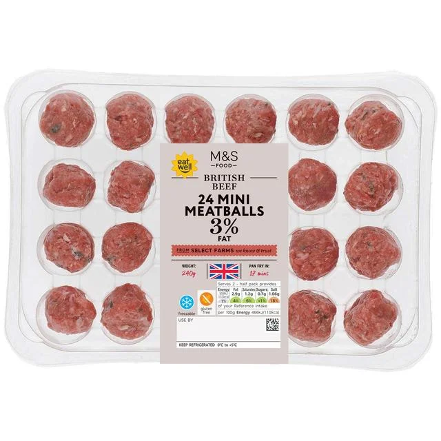 - Cat nail clippers with LED lightsM&S Select Farms 24 Mini British Beef Meatballs 3% Fat   240g