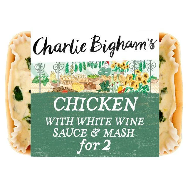  -Non-contact cat thermometerCharlie Bigham's Chicken in White Wine Sauce & Mash for 2   825g