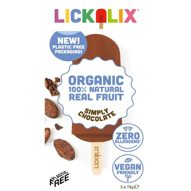 - Automatic temperature adjustment cat bedLickalix Organic Simply Chocolate Ice Lollies   3 per pack