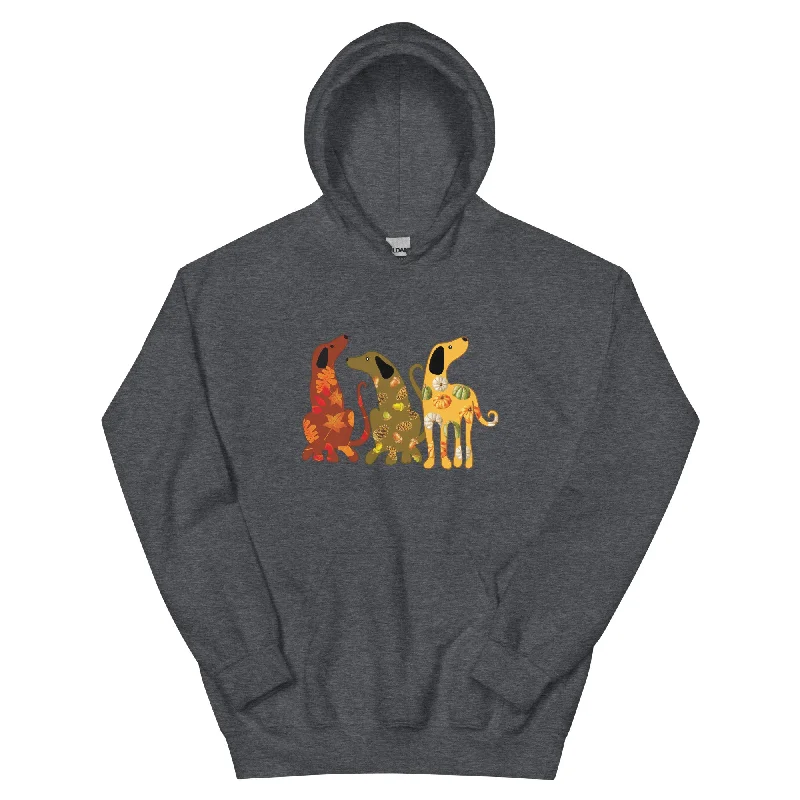 ---Festive Fall Dogs Hoodie