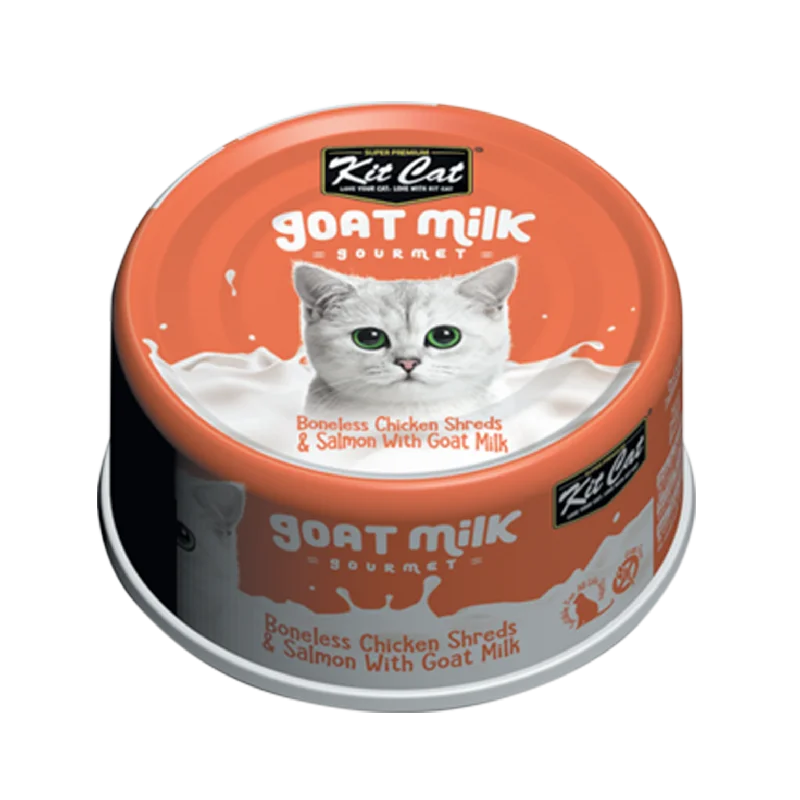 - Custom pet birthday cakeKit Cat Boneless Chicken Shreds & Salmon With Goat Milk