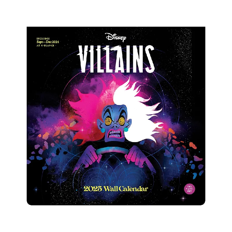 - Natural latex pet mattress2025 Wall Calendar Disney Villains