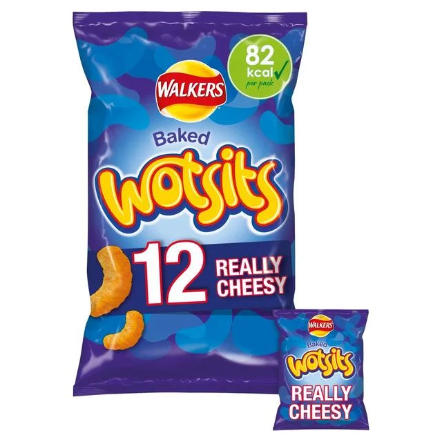 Pet ProductsWalkers Wotsits Really Cheesy Multipack Snacks   12 per pack