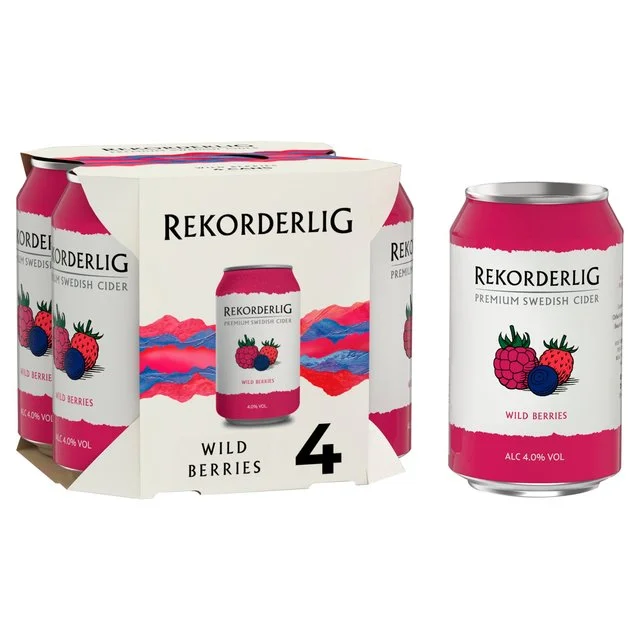 - Natural latex pet mattressRekorderlig Wild Berries Cider   4 x 330ml