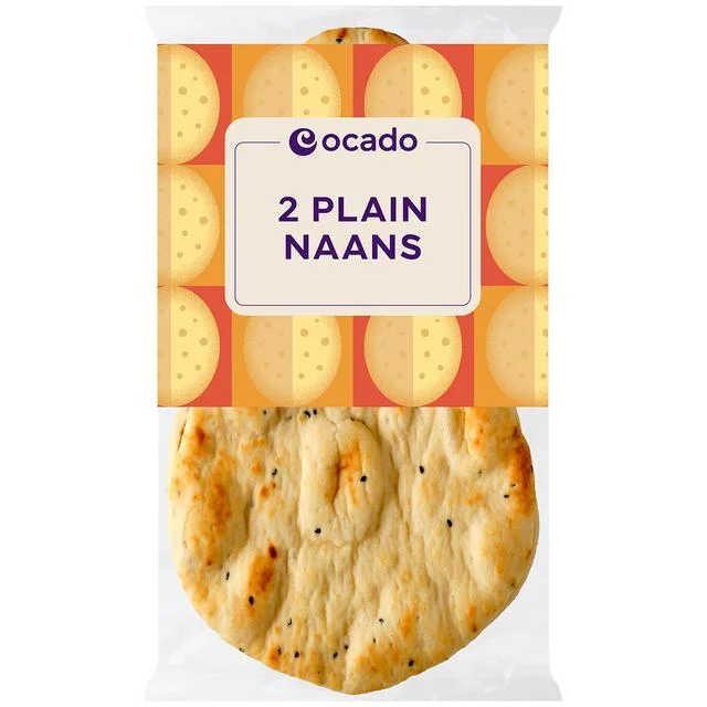 - Remote interactive pet feederOcado 2 Plain Naans   2 per pack