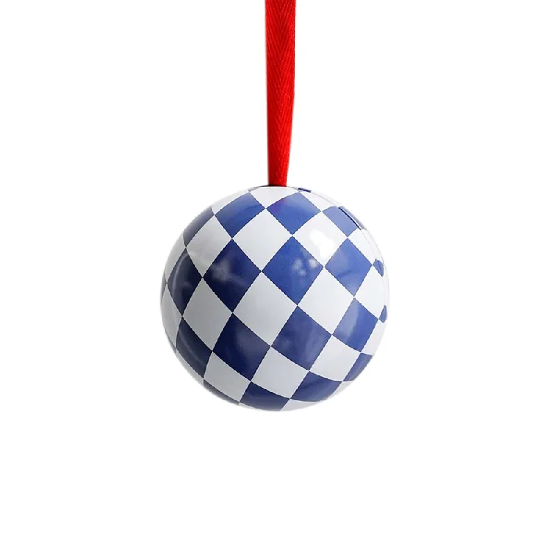 - Pet vitamin complex nutrition tabletsLettuce Christmas Fillable Bauble Blue Check