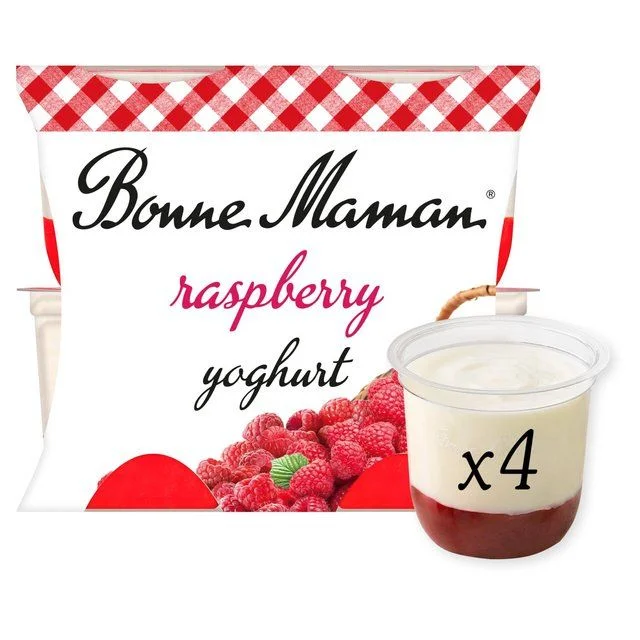 - Parrot climbing and standing wooden frameBonne Maman Raspberry Yoghurt   4 x 125g