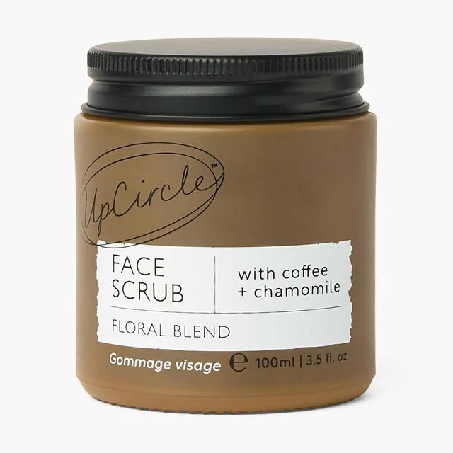 ---UpCircle Face Scrub Floral with Coffee + Rosehip Oil   100ml