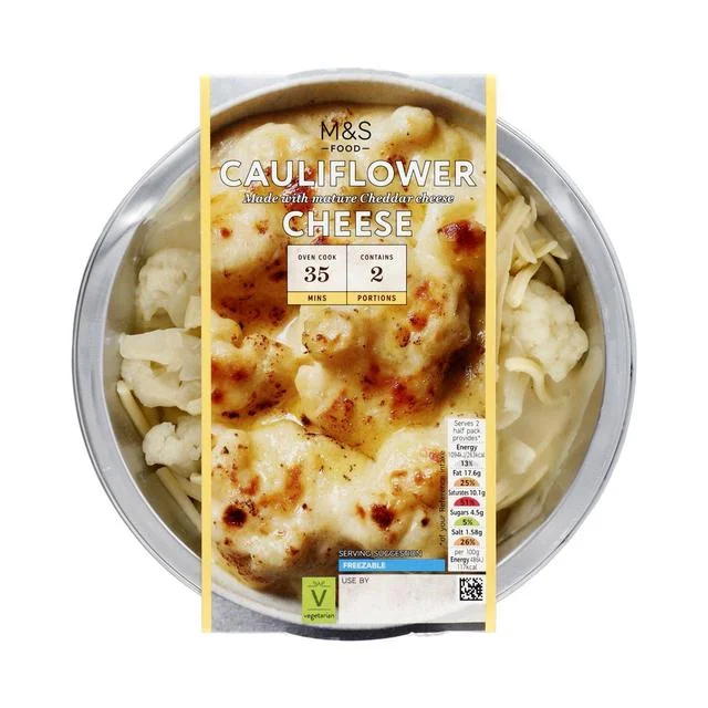 - Postoperative pet anti-licking Elizabethan collarM&S Cauliflower Cheese with Mature Cheddar Cheese   450g