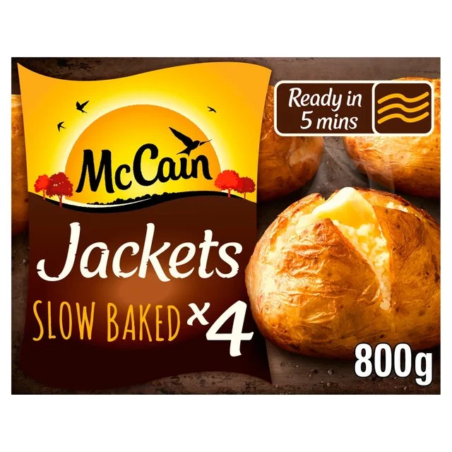 ---McCain 4 Baked Jacket Potatoes   800g