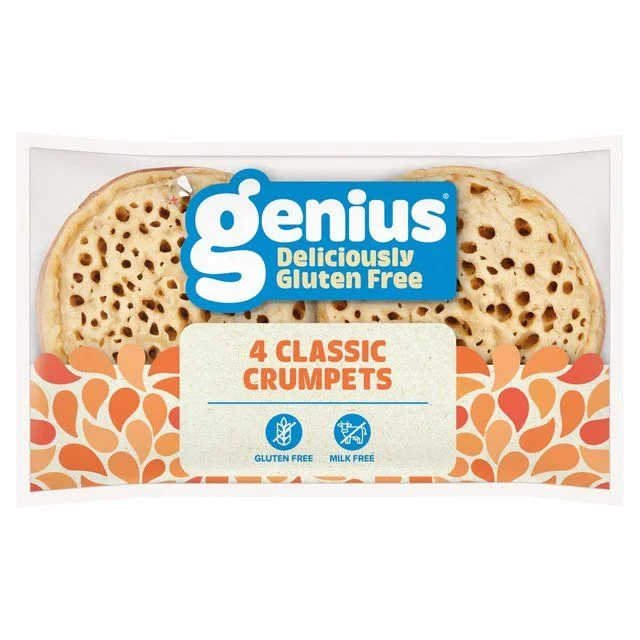 - Foldable and portable cat bagGenius Gluten Free Crumpets   4 per pack