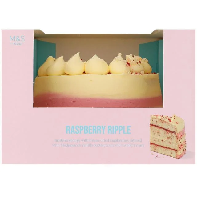 ---M&S Raspberry Ripple Cake   1.12kg