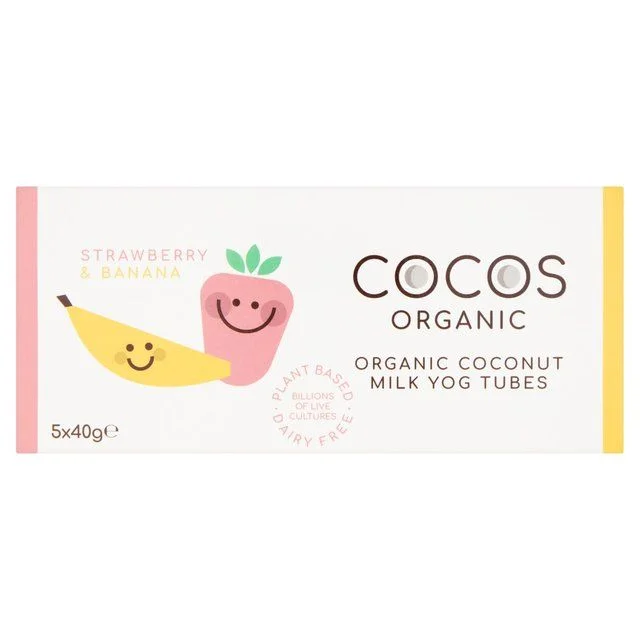 - Rabbit grass rack to prevent waste food boxCOCOS Organic Strawberry and Banana Coconut Yoghurt Tubes   5 x 40g