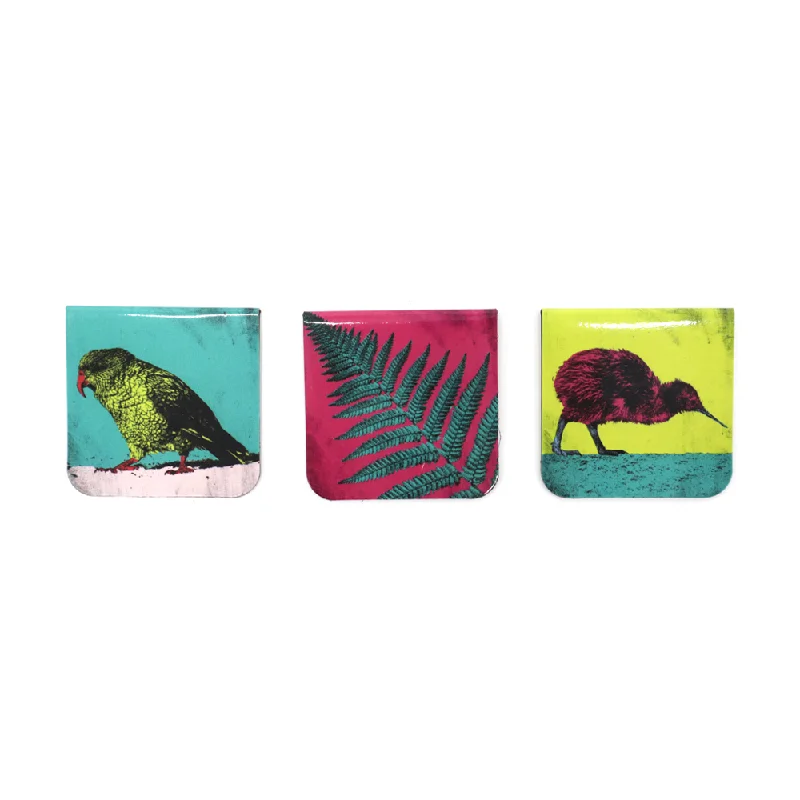 - Pet monitor with cameraNZ Magnetic Bookmarks Set of Three Birds & Fern