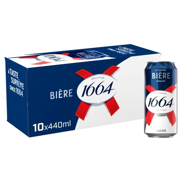 - Dog disposable foam shower gelKronenbourg 1664 Biere Premium Lager Beer   10 x 440ml