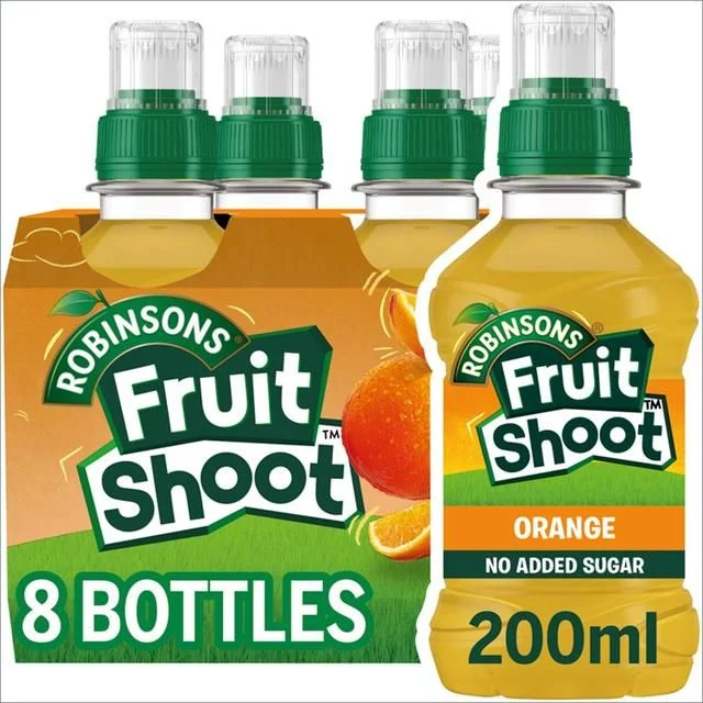 - Air box TSA certified check-inFruit Shoot Orange No Added Sugar   8 x 200ml