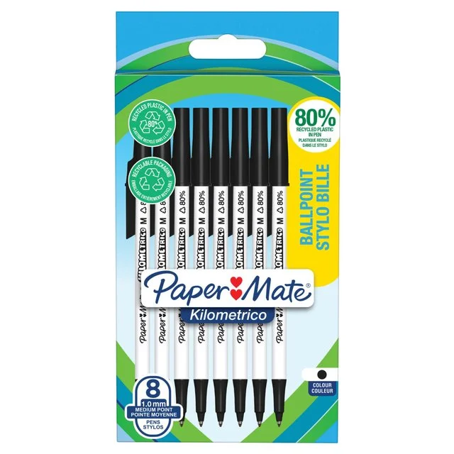 - Cat nail clippers with LED lightsPaper Mate Kilometrico Black Ballpoint Pens   8 per pack