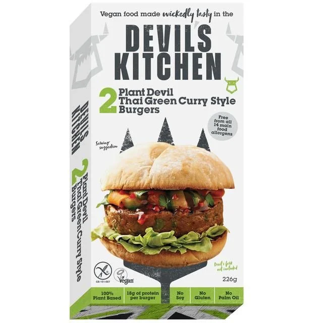 - Winter warm clothes for short-haired dogsDevil's Kitchen Thai Green Curry Style Burger   2 per pack