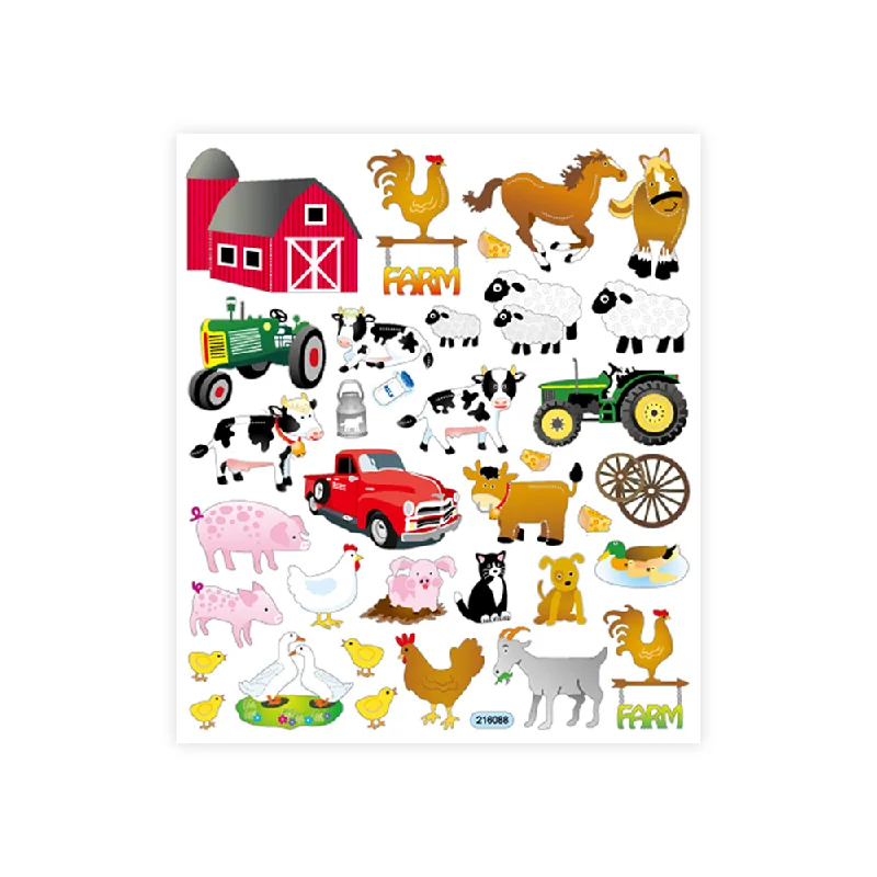 ---Farm Animal Stickers