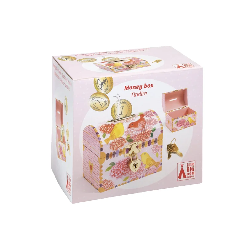 - Postoperative pet anti-licking Elizabethan collarDjeco Lockable Money Box Birds