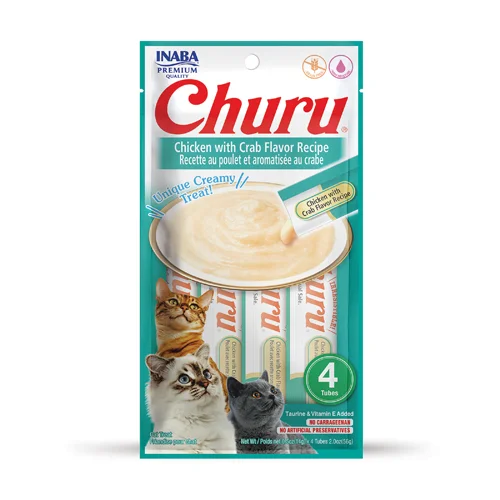 - Winter warm clothes for short-haired dogsINABA Cat CHURU Chicken with Crab Flavour Recipe