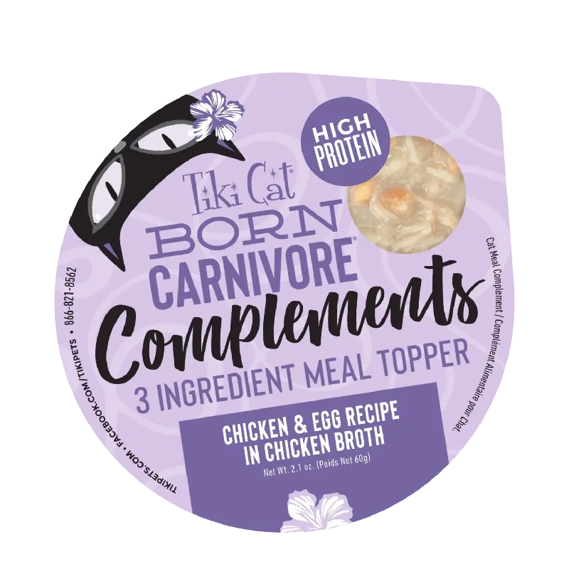 - Hamster silent running wheel to prevent chewingTiki Cat® Born Carnivore® Complements Chicken & Egg Cat Meal Toppers