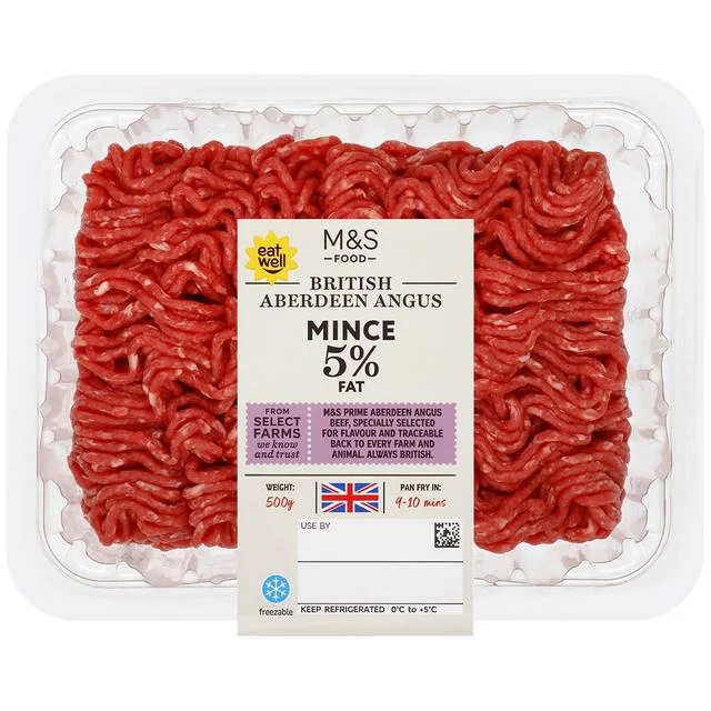 - Chinchilla cooling ice nest ceramic plateM&S Select Farms Aberdeen Angus Beef Mince 5% Fat   500g