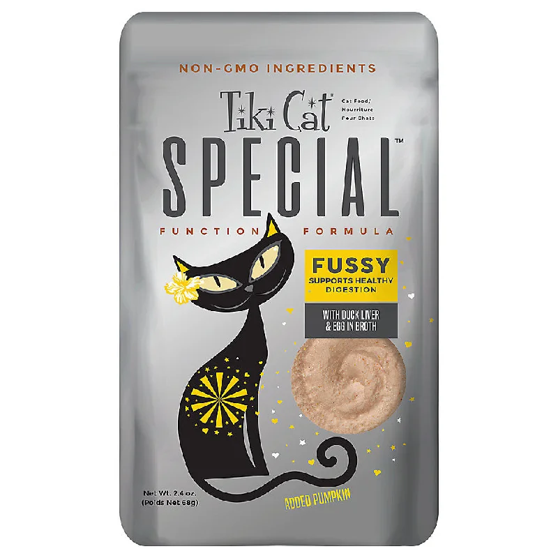 - Summer pet ice matTiki Cat® Special™ FUSSY: Duck Liver & Egg in Broth