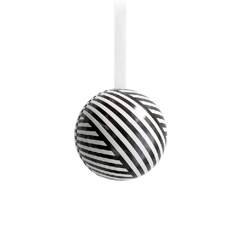 - ​​Pet toys under 10 yuanFather Rabbit Christmas Fillable Bauble Black and White Stripe