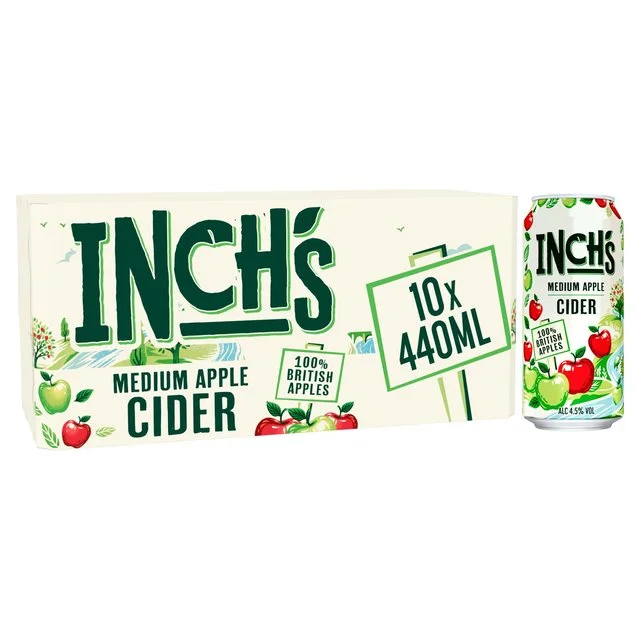 Pet ProductsInch's Apple Cider Cans   10 x 440ml