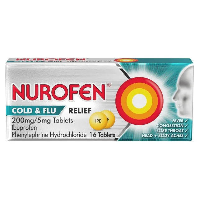 - Summer pet ice matNurofen Cold & Flu Pain Relief Ibuprofen 200mg Tablets   16 per pack