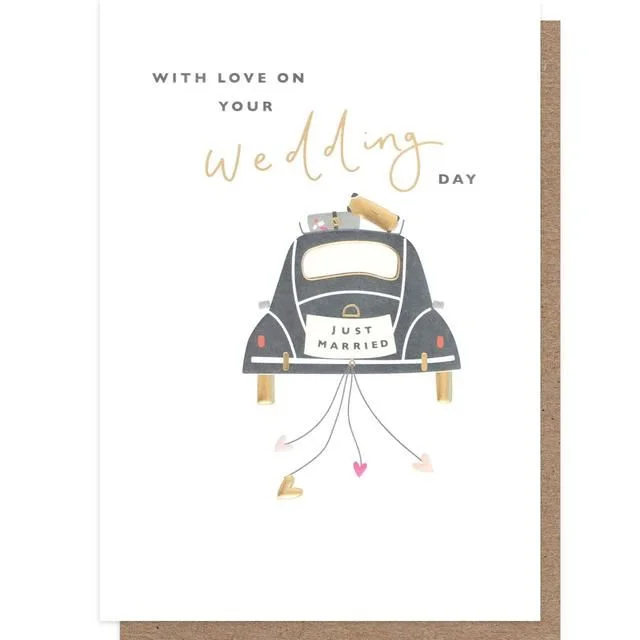 - Deodorizing cat litter tofu litterDecorated Car Wedding Card