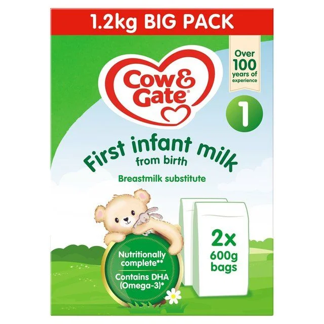 - Degradable pet feces bagCow & Gate 1 First Infant Baby Milk Formula Powder from Birth Big Pack   2 x 600g