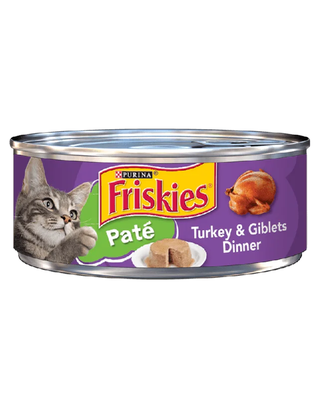    - Natural ingredient cat food  Friskies Paté Turkey & Giblets Dinner Wet Cat Food