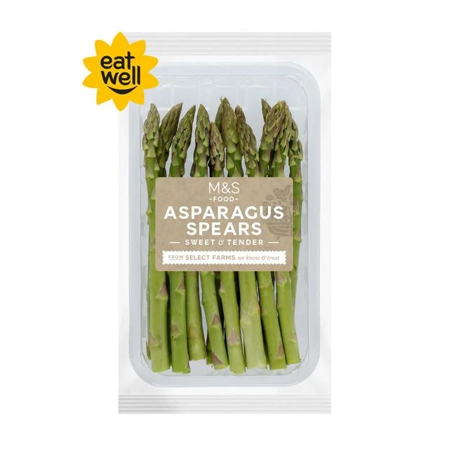 - Pet stroller can be taken on the planeM&S Select Farms Asparagus Spears   180g