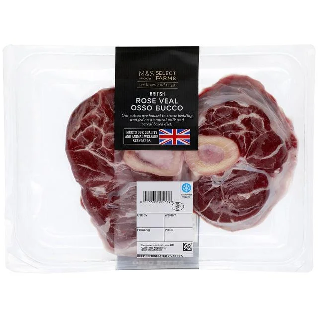 - Winter warm clothes for short-haired dogsM&S Select Farms British Rose Veal Osso Bucco   Typically: 625g