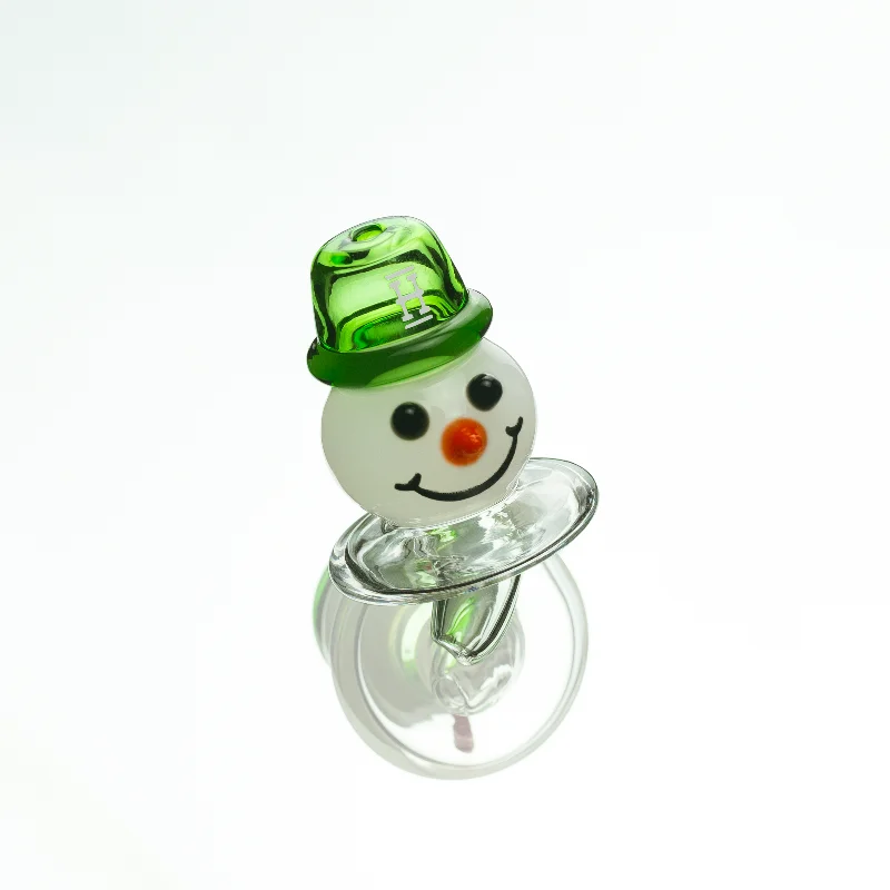  -Explosion-proof leash FOR LARGE dogsHEMPER - Snowman Glass Carb Cap