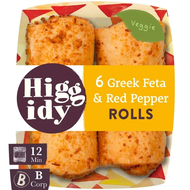 - Pet monitor with cameraHiggidy Feta & Red Pepper Veggie Rolls   160g