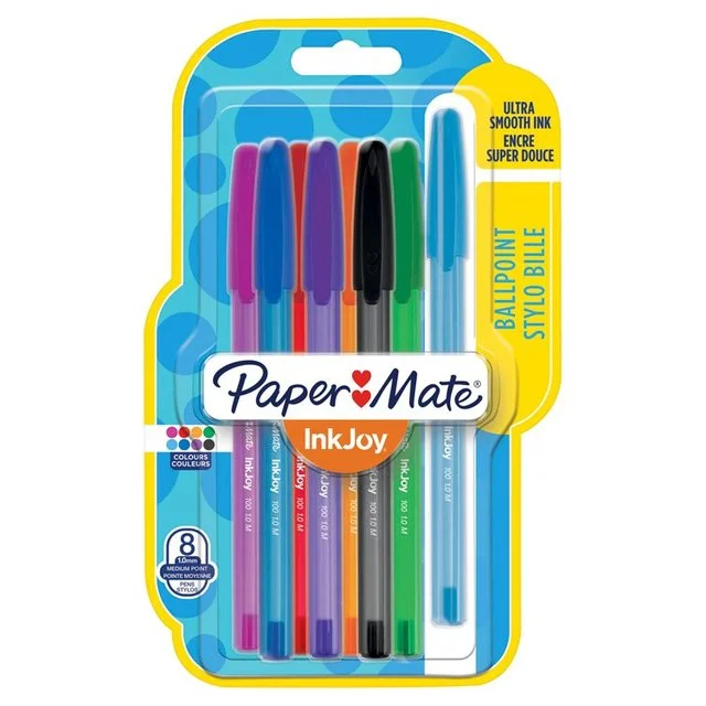 Pet ProductsPaper Mate Inkjoy Ballpoint Assorted   8 per pack