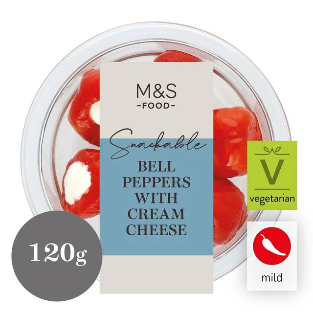 - ​​Christmas pet Christmas clothingM&S Bell Peppers with Cream Cheese   120g