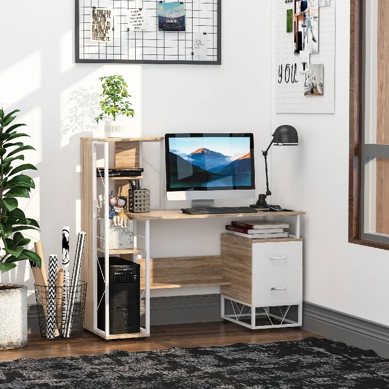  -Splash-proof food bowl AND Anti-choking slow food bowlComputer Desk with Drawers and Bookshelf