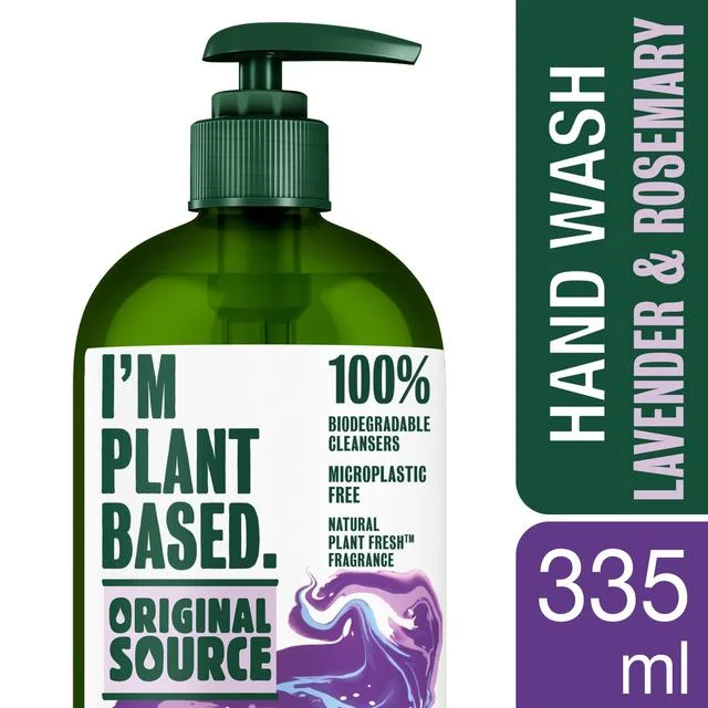 - Parrot climbing and standing wooden frameOriginal Source I'm Plant Based Lavender and Rosemary Hand Wash   335ml